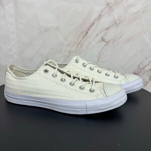 Converse All Star Textured Leather Sneakers